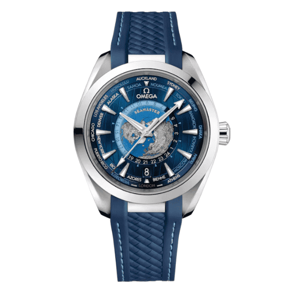 Omega Seamaster Aqua Terra Worldtimer 43mm Blue Dial - VIP Version