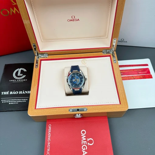Omega Seamaster Aqua Terra Worldtimer 43mm Blue Dial - VIP Version