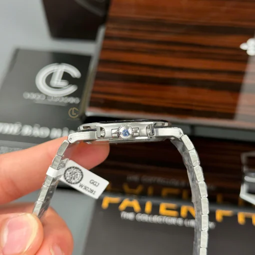 Patek Philippe Nautilus 5711/1A 40mm Demi Baugette Blue Full Moissanite HongKong – VIP Version - Experience perfection — at a surprisingly affordable cost, just for you