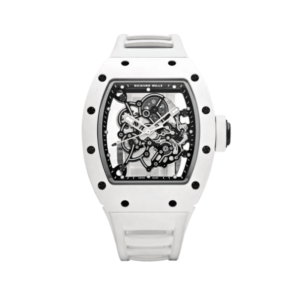 Richard Mille RM55 Manual Winding Bubba Watson 42mm White Ceramic Modify - VIP Version