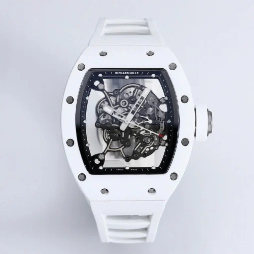Richard Mille RM55 Manual Winding Bubba Watson 42mm White Ceramic Modify - VIP Version