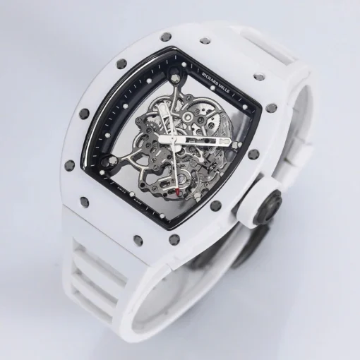 Richard Mille RM55 Manual Winding Bubba Watson 42mm White Ceramic Modify - VIP Version