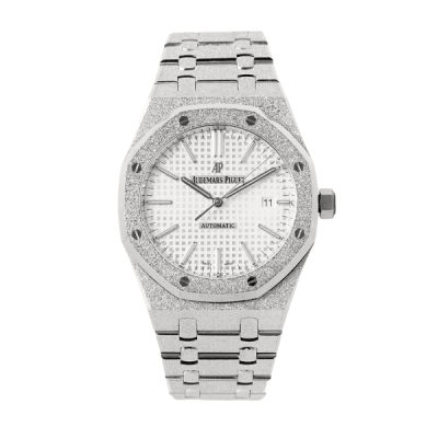 Royal Oak Frosted 15410BC 41mm White - VIP Version