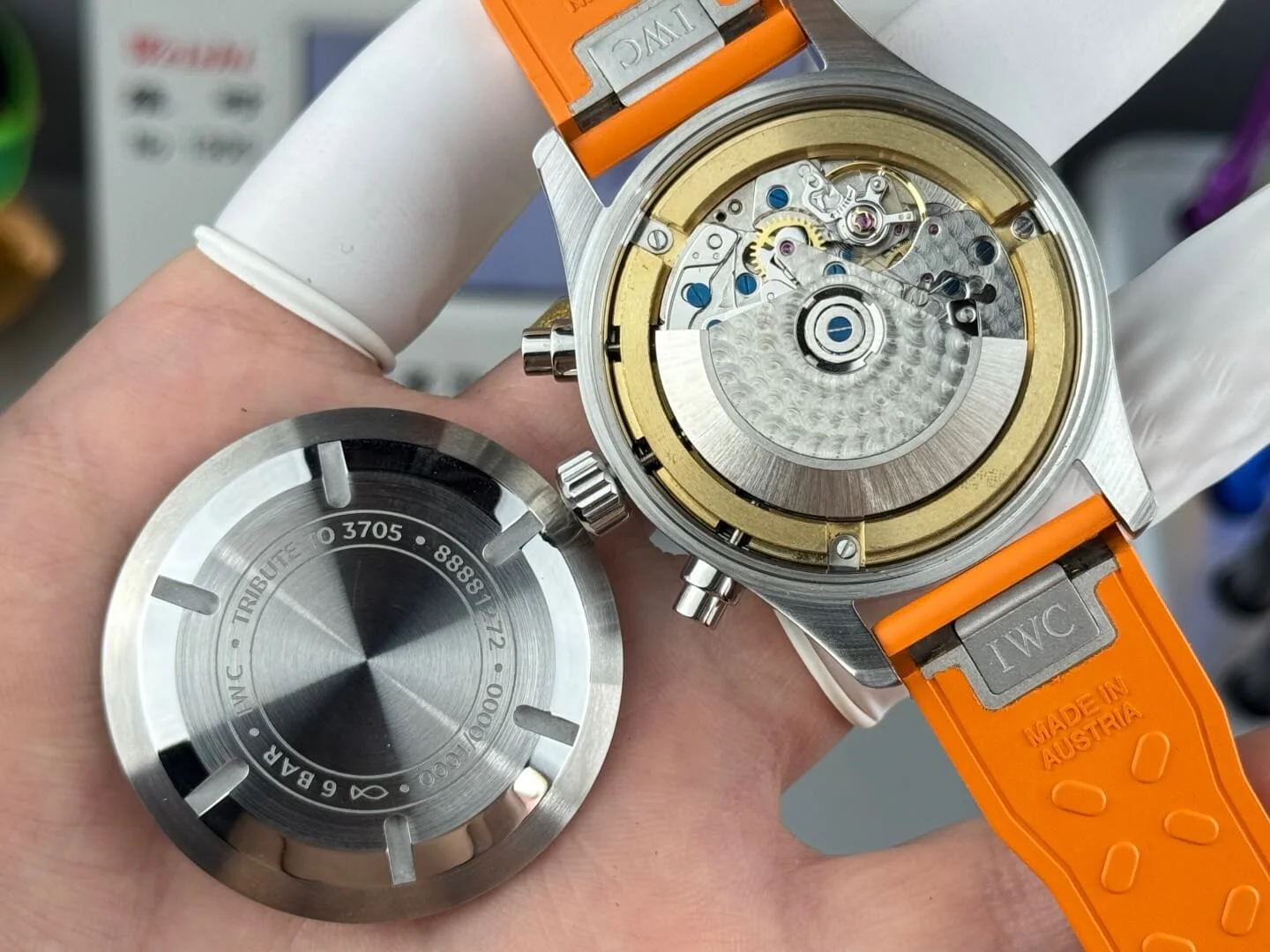 IWC For man Size: 41mm 7750 movement Sapphire glass 4 years warranty Brand box with documentation Express shipping - 图片 8