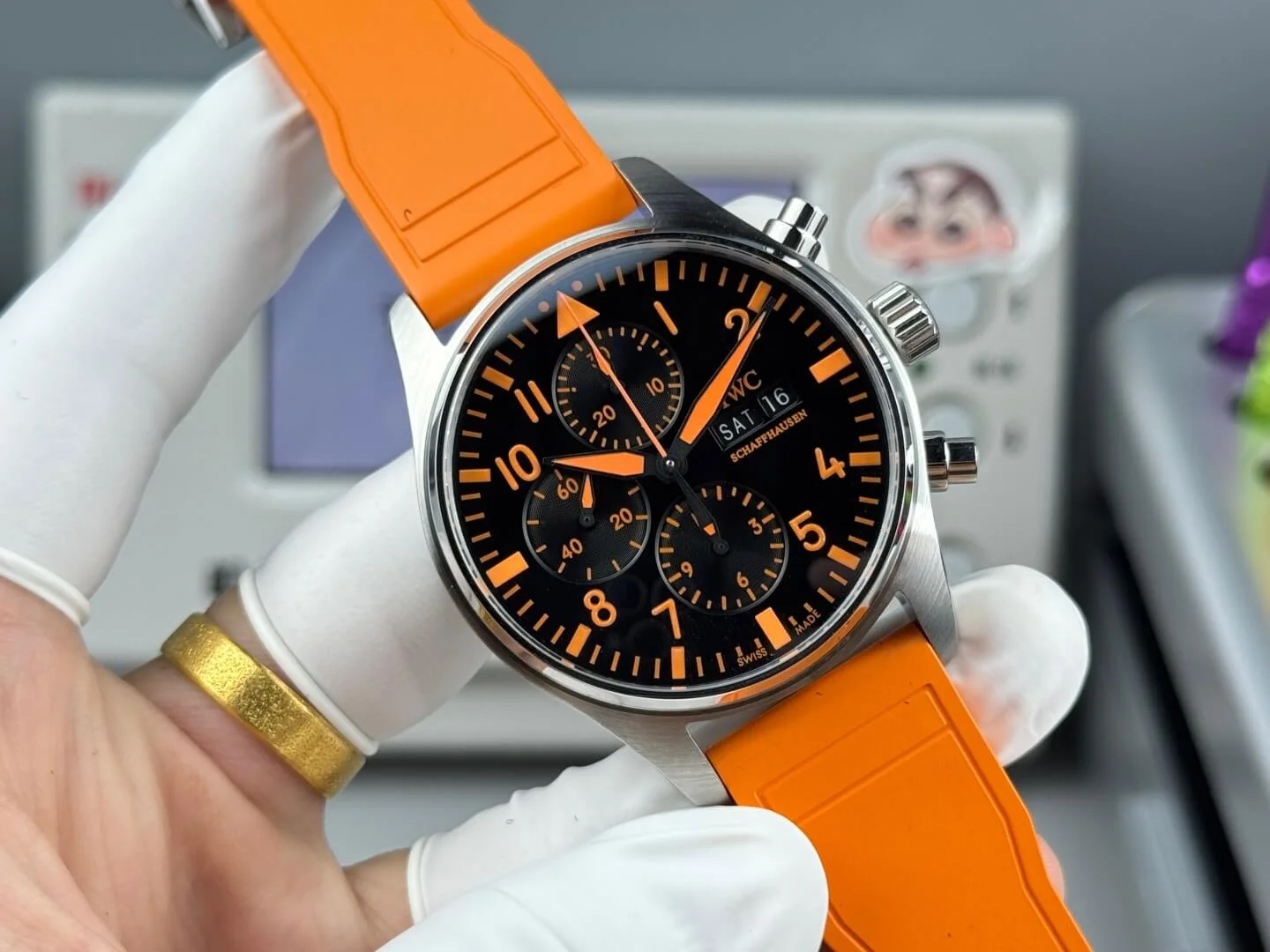 IWC For man Size: 41mm 7750 movement Sapphire glass 4 years warranty Brand box with documentation Express shipping - 图片 3
