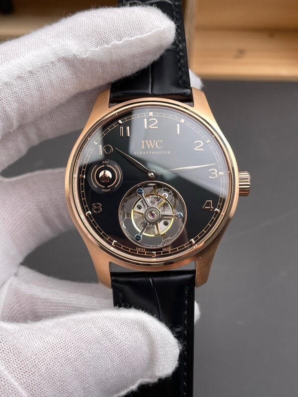 IWC 42mm Tourbillon movement Sapphire glass 4 years warranty Brand box with documentation Express shipping - 图片 2