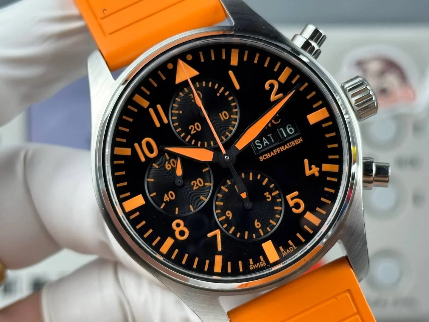 IWC For man Size: 41mm 7750 movement Sapphire glass 4 years warranty Brand box with documentation Express shipping - 图片 5
