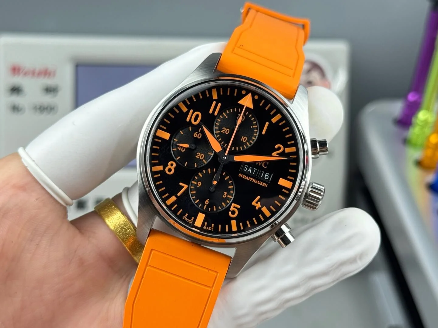 IWC For man Size: 41mm 7750 movement Sapphire glass 4 years warranty Brand box with documentation Express shipping - 图片 4