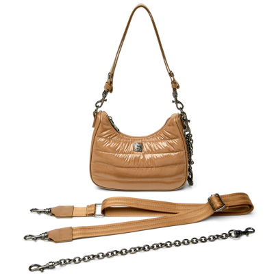 Women's Lightweight Quilted Crossbody Bag – Puffy Shoulder Purse with Adjustable Strap & Casual Style