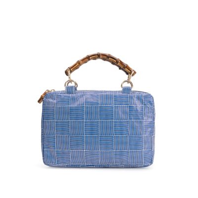 Women's Vintage Tie-Dye Handbag – Retro Printed Top-Handle Purse with Bohemian Artistic Flair