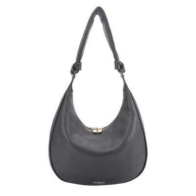 Crescent Moon Bag for Women – Vintage-Inspired Curved Shoulder Purse with Gold Chain Strap, Elegant Everyday Handbag
